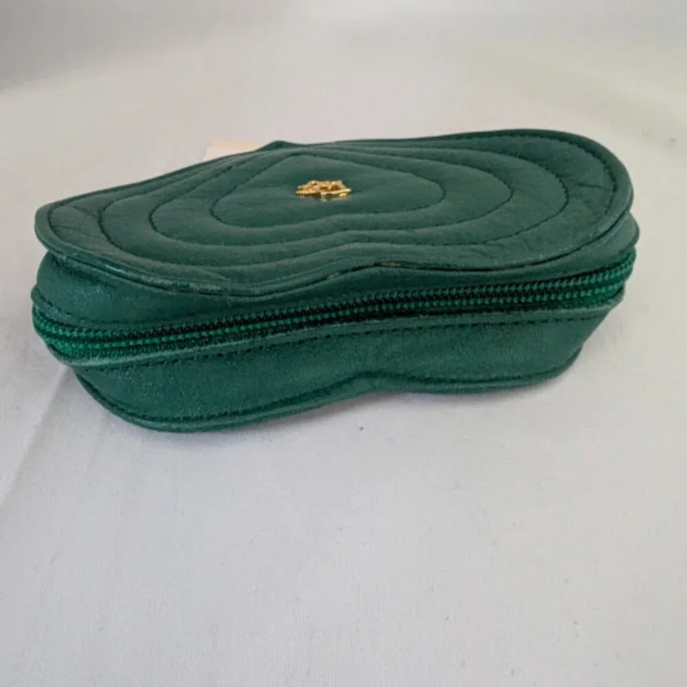 Dior Green Heart Coin Case